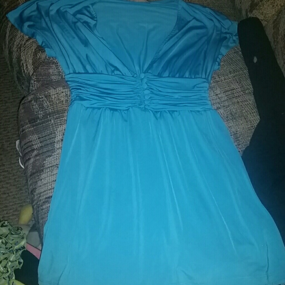 Charlotte russ turquoise shirt